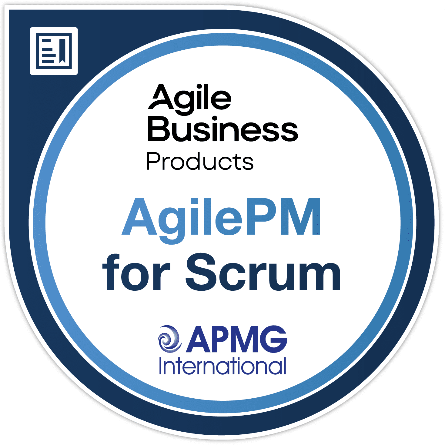 AgilePM for Scrum badge